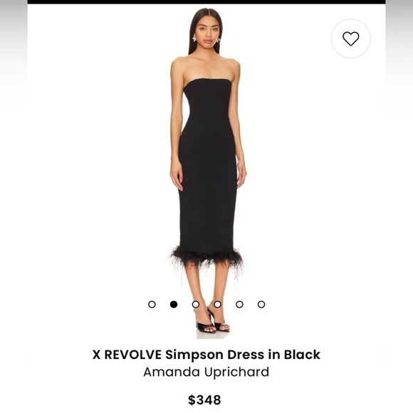 X REVOLVE Simpson Dress in Black
Amanda Uprichard New $348 size small - Picture 3 of 5